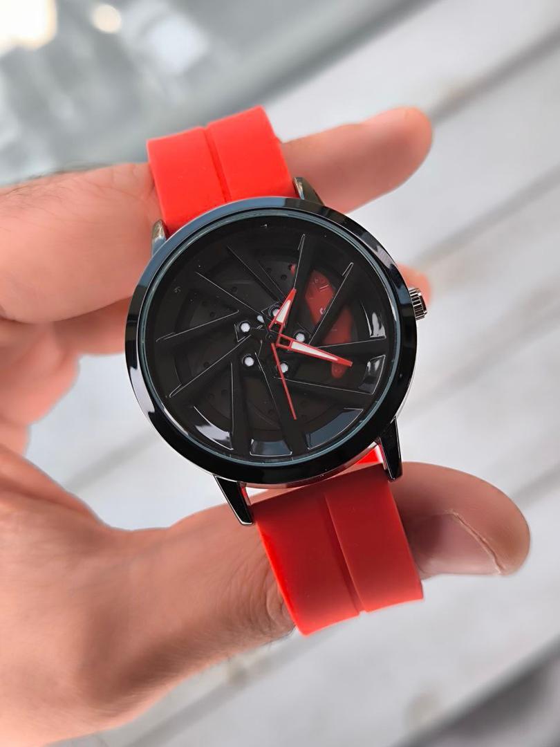 ساعت رینگی پسرانه بند رابر