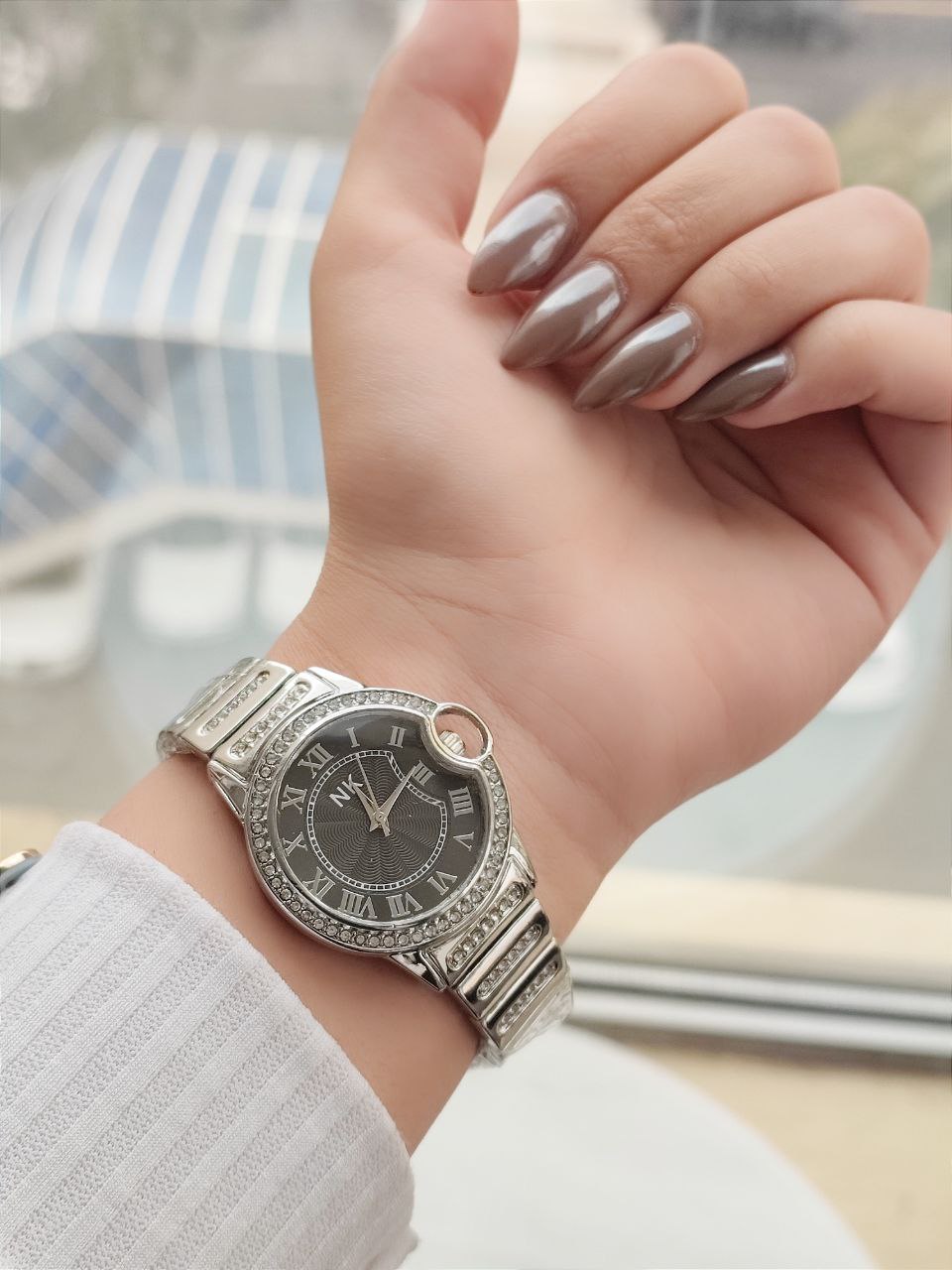 ساعت زنانه فلزی مارک Nk