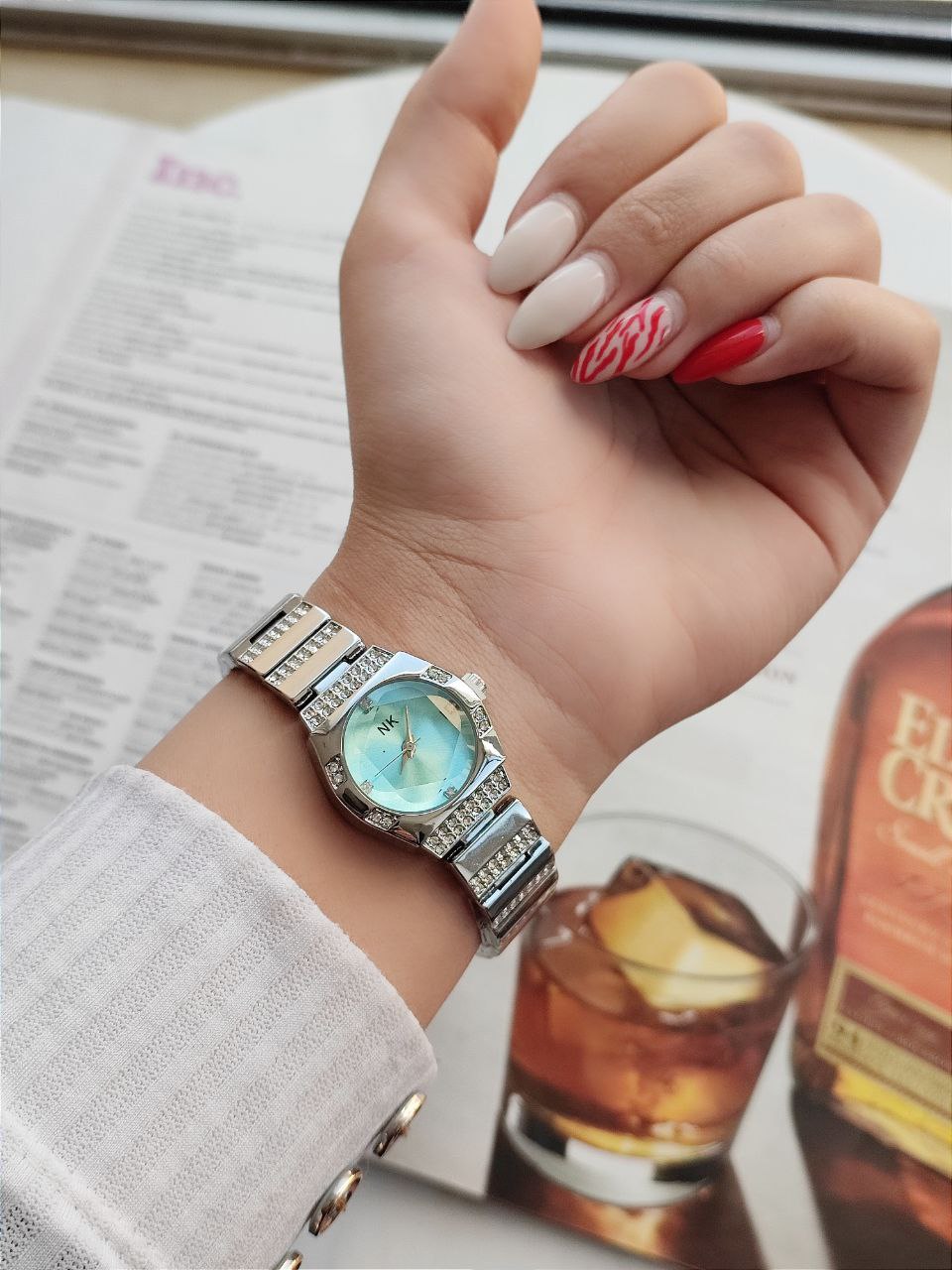 ساعت زنانه فلزی مارک NK