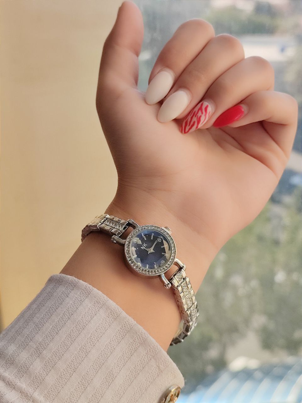 ساعت زنانه فلزی مارک NK